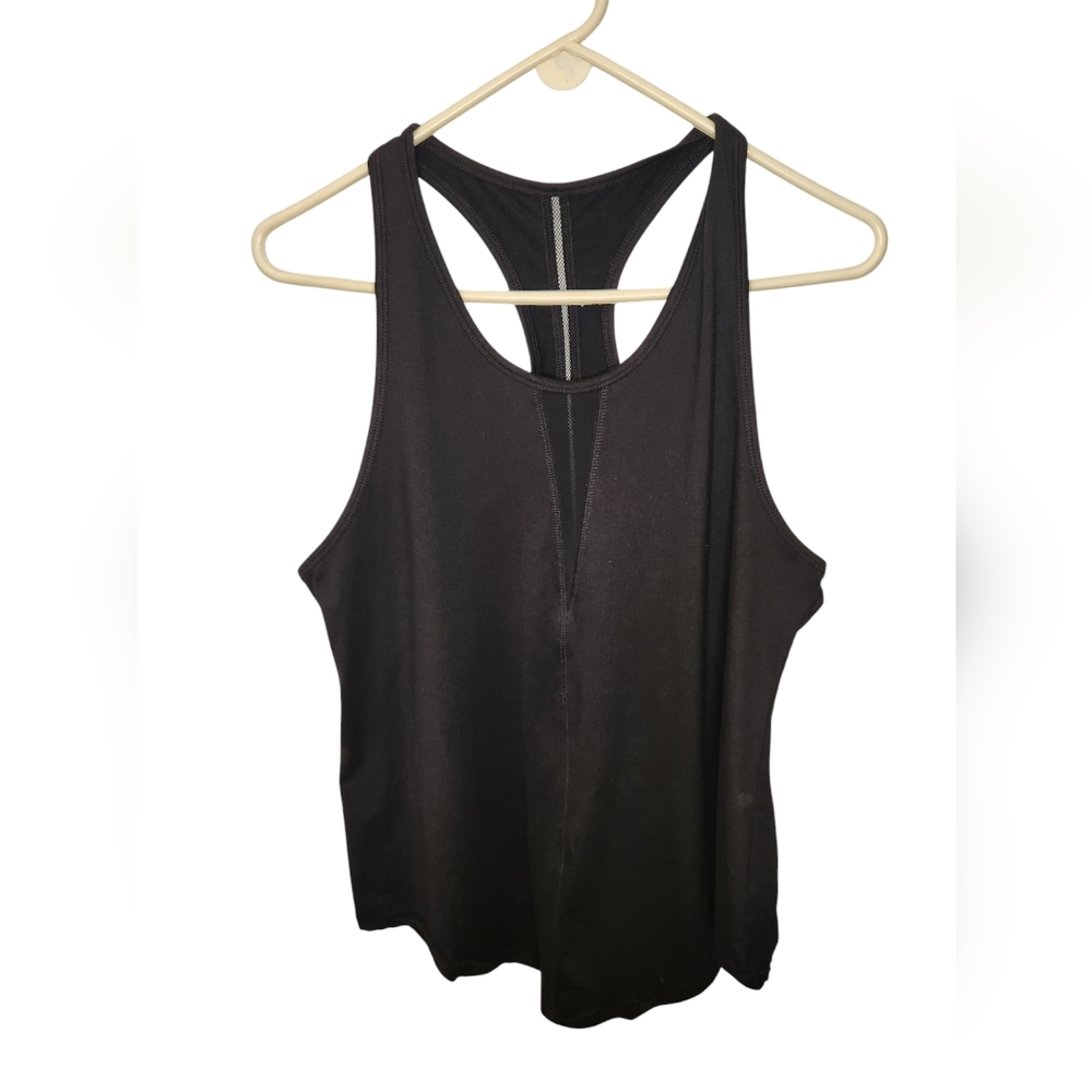 Zyia Active Black Effortless Tank Mesh Racerback Women’s Size XXXL